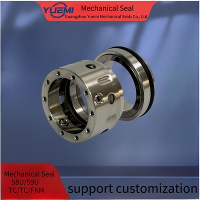 58U 59U John Crane Mechanical Seal For Vacuum Circulating Water Pump FKM TC TC Процесс очистки воды с вакуумным циркулятором
