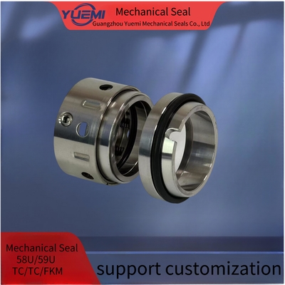 58U 59U John Crane Mechanical Seal For Vacuum Circulating Water Pump FKM TC TC Процесс очистки воды с вакуумным циркулятором